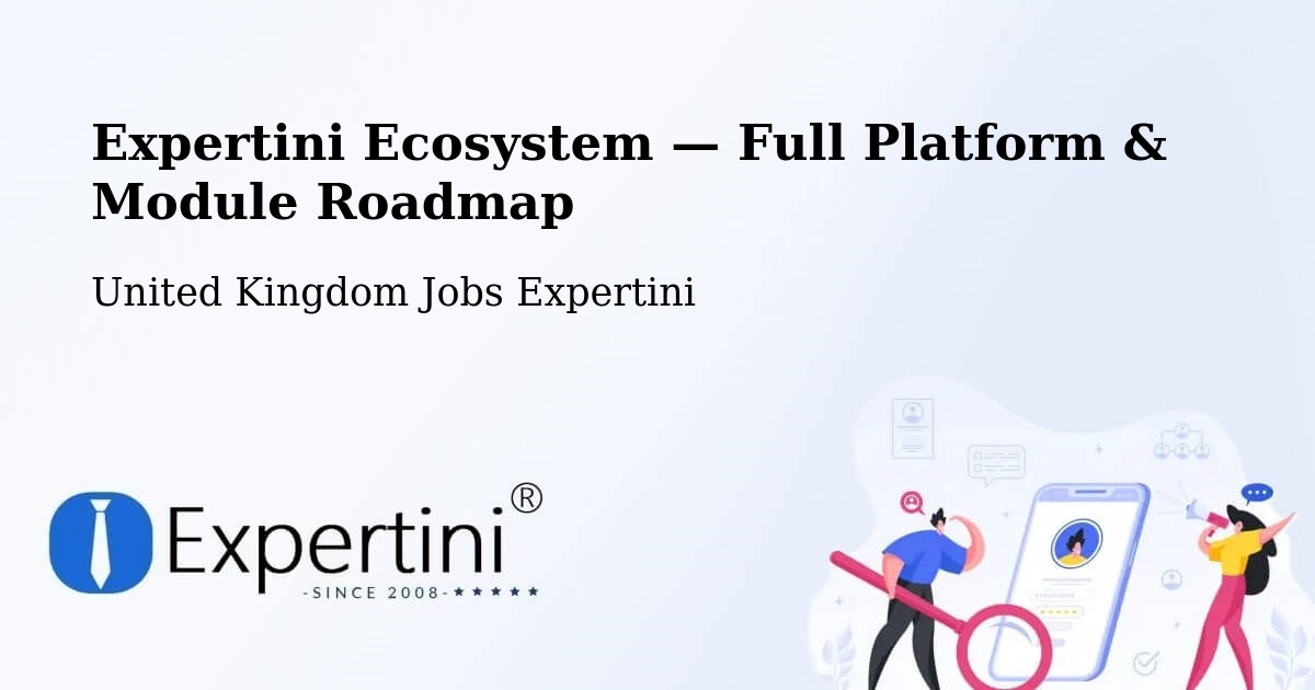 Expertini Ecosystem — Full Platform & Module Roadmap – Narberth